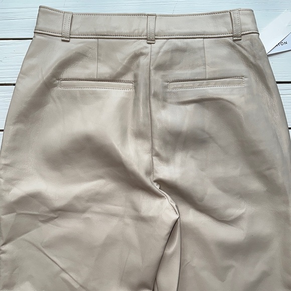 NWT Babaton Command Vegan Straight Pant in Soft Sand size 6 - Picture 10 of 16